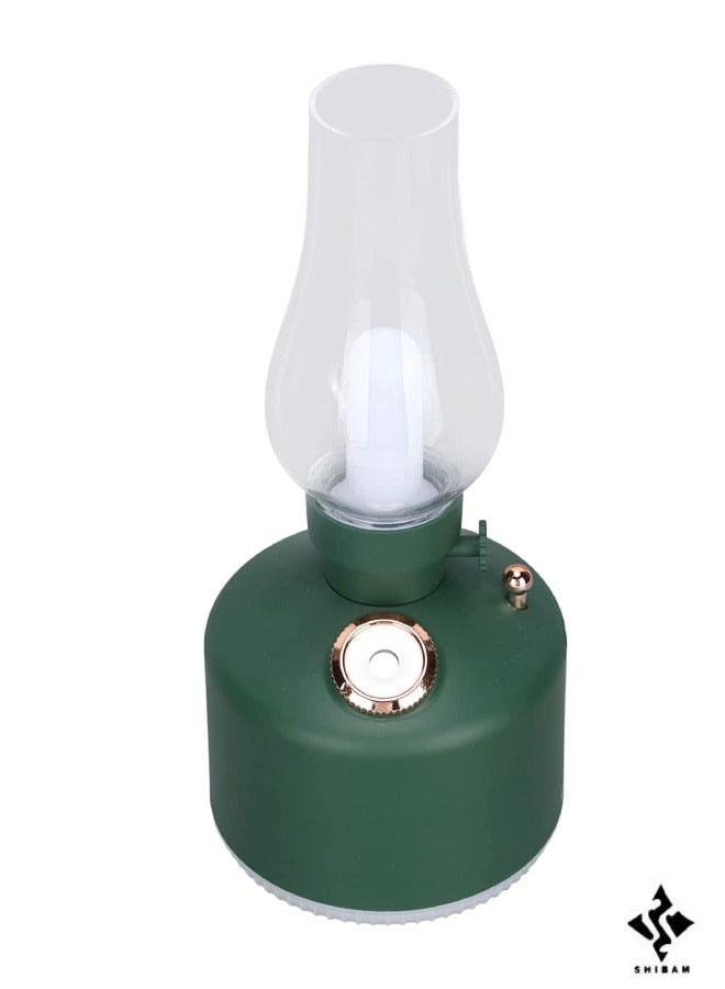 Cool Mist Retro Table Lamp LED Desk Lamp with Humidifier Reading Study Computer Lamp Air Purifying USB Rechargeable Night Light Dimmable Vintage Kerosene Lamp for Bedroom (Green)Home EnvironmentCOOL MIST HUMIDIFIER-Minidiva Cool Mist Humidifiers balance y